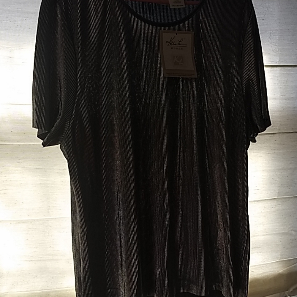Kathie Lee silver shirt